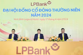 LPBank đặt mục tiêu lợi nhuận trước thuế năm 2024 đạt mức 10.500 tỷ đồng, tăng gần 50% so với năm 2023. (Ảnh: Vietnam+)