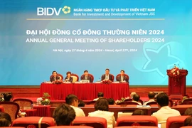 BIDV thông qua phương án tăng vốn điều lệ lên trên 70.000 tỷ đồng. (Ảnh: Vietnam+)