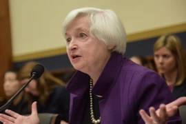 Chủ tịch Cục Dự trữ Liên bang Mỹ (FED) Janet Yellen. (Nguồn: THX/TTXVN)