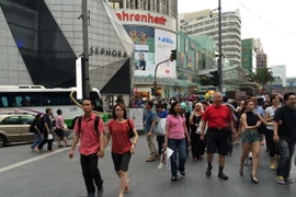Khách du lịch nước ngoài thăm thủ đô Kuala Lumpur. (Ảnh: Kim Dung/Vietnam+)