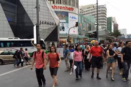 Khách du lịch nước ngoài thăm thủ đô Kuala Lumpur. (Ảnh: Kim Dung/Vietnam+)