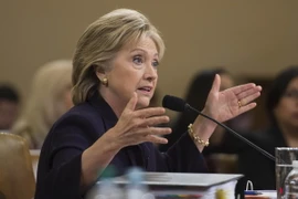 Cựu Ngoại trưởng Hillary lại phải điều trần về vụ Benghazi. (Nguồn: AFP/TTXVN) 