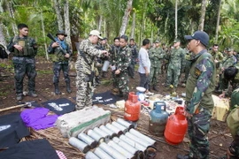 Philipines mở chiến dịch truy quét nhà máy sản xuất bom của phiến quân Abu Sayyaf ngày 16/5. (Nguồn: AFP/TTXVN) 