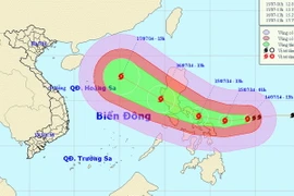 Bão Rammasun di chuyển nhanh và có diễn biến phức tạp