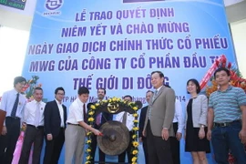 Công ty Thế giới Di động chính thức niêm yết trên Sàn HOSE