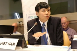 Đại sứ Đặng Đình Quý, Trưởng Phái đoàn Việt Nam tại Liên hợp quốc. (Ảnh: Hoài Thanh/TTXVN)