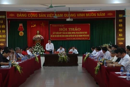 Quang cảnh Hội thảo. (Ảnh: Nguyễn Văn Cảnh/TTXVN)