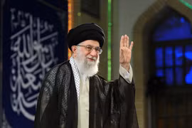 Đại giáo chủ Iran Ali Khamenei trong một sự kiện ở Tehran. (Nguồn: AFP/TTXVN)