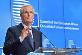 Trưởng đoàn đàm phán Brexit của EU Michel Barnier. (Nguồn: AFP/TTXVN)