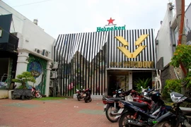 Quán Bar Window - nơi xảy ra vụ hỗn chiến. (Ảnh: Quang Thái/TTXVN)