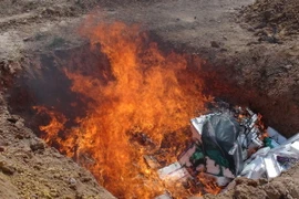 Hưng Yên tiêu hủy gần 8 tấn hàng giả, không rõ nguồn gốc xuất xứ 