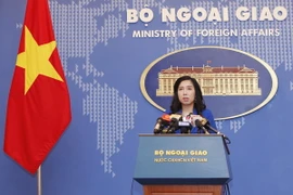 Người phát ngôn Bộ Ngoại giao Việt Nam Lê Thị Thu Hằng. (Ảnh: Lâm Khánh/TTXVN)