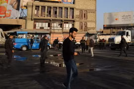 Lực lượng an ninh Iraq phong tỏa hiện trường một vụ đánh bom. (Nguồn: AFP/TTXVN)