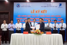 Quang cảnh lễ ký. (Ảnh: Nguyễn Sơn/TTXVN)