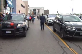 Cảnh sát phong tỏa hiện trường vụ xả súng. (Nguồn: ctvnews.ca)