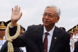Tổng thống Myanmar U Htin Kyaw. (Nguồn: THX/TTXVN)