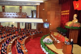 Quang cảnh Lễ bế mạc hội nghị. (Ảnh: Thống Nhất/TTXVN)