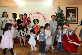 Cộng đồng Việt tại Mexico chào mừng Giáng sinh và năm mới 2016. (Ảnh: Việt Hòa/Vietnam+)