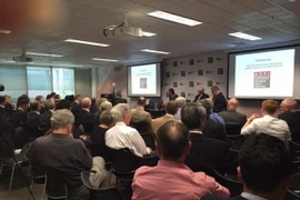 Quang cảnh buổi hội thảo. (Ảnh: Sơn Hà/Vietnam+)