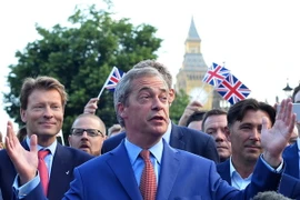 Ông Nigel Farage đã từ chức Chủ tịch Đảng UKIP. (Nguồn: AFP/TTXVN)