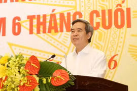 Ông Nguyễn Văn Bình, Trưởng ban Kinh tế Trung ương-Trưởng ban chỉ đạo Tây Bắc, phát biểu tại hội nghị. (Ảnh: Phương Hoa/TTXVN)