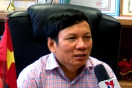 Ông Hoàng Đình Thắng trả lời phỏng vấn của phóng viên TTXVN. (Ảnh: Ngọc Mai/Vietnam+)