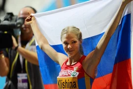 Vận động viên Nga Darya Klishina​. (Nguồn: AFP/TTXVN)