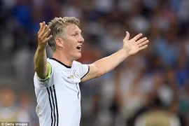 Đội trưởng tuyển Đức Bastian Schweinsteiger. (Nguồn: Getty Images) 