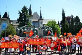 Thụy Sĩ: Tuần hành phản đối hành động leo thang của Trung Quốc