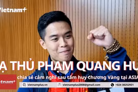 Xạ thủ Phạm Quang Huy bổ sung HCV vào bảng thành tích của gia đình