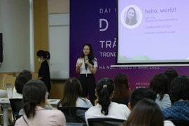 Những nhân tố gen Z không ngại trình bày những ý tưởng mới lạ và đột phá. (Ảnh: Việt Anh/Vietnam+)