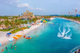 Vinhomes Ocean Park sẽ là một trong những điểm đến đáng chú ý của du khách trong những ngày lễ dài sắp tới. (Ảnh: PV/Vietnam+)
