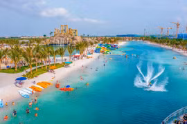 Vinhomes Ocean Park sẽ là một trong những điểm đến đáng chú ý của du khách trong những ngày lễ dài sắp tới. (Ảnh: PV/Vietnam+)