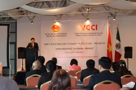 Diễn đàn doanh nghiệp Việt Nam-Mexico. (Ảnh: Việt Hòa/TTXVN)