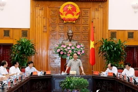 Quang cảnh buổi làm việc. (Ảnh: Thống Nhất/TTXVN)