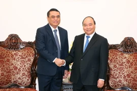 Thủ tướng Nguyễn Xuân Phúc tiếp ông Syafruddin, Phó Tư lệnh Cảnh sát quốc gia nước Cộng hòa Indonesia. (Ảnh: Thống Nhất/TTXVN)
