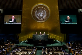 Toàn cảnh Hội nghị cấp cao của Đại hội đồng LHQ ở New York ngày 19/9. (Nguồn: EPA/TTXVN)