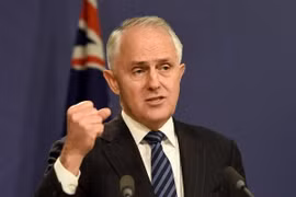 Thủ tướng Australia Malcolm Turnbull. (Nguồn: AFP/TTXVN)
