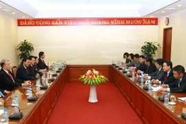 Quang cảnh buổi tiếp. (Ảnh: Doãn Tấn/TTXVN)