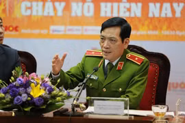Thiếu tướng Đoàn Việt Mạnh, Cục trưởng Cục Cảnh sát Phòng cháy chữa cháy và cứu nạn cứu hộ (C66 - Bộ Công an). (Ảnh: PV/Vietnam+)