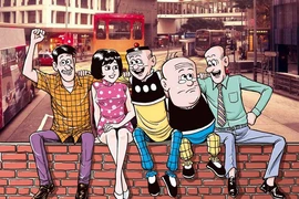 Nhân vật Chú Thoòng (ở giữa). (Nguồn: Malay Mail Online)