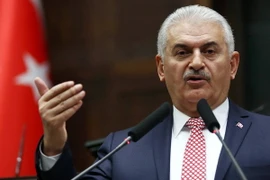 Thủ tướng Thổ Nhĩ Kỳ Binali Yildirim tại một sự kiện ở Ankara. (Nguồn: AFP/TTXVN)
