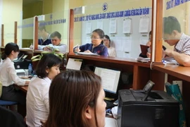 Văn phòng Đăng ký đất đai Hà Nội. (Ảnh: Đỗ Phương Anh/TTXVN)