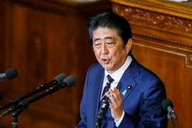 Thủ tướng Nhật Bản Shinzo Abe. (Nguồn: AFP/TTXVN)