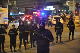 Cảnh sát Thổ Nhĩ Kỳ tăng cường đảm bảo an ninh. (Nguồn: EPA/TTXVN)