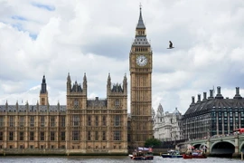 Tòa nhà Hạ viện Anh ở thủ đô London. (Nguồn: AFP/TTXVN)