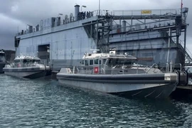 Tunisia nhận bàn giao hai tàu tuần tra của Mỹ. (Nguồn: defence.pk)