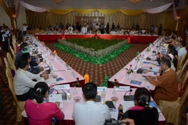 Một cuộc họp của Chính phủ Myanmar ở Naypyidaw. (Nguồn: AFP/TTVN)