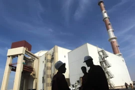 Lò phản ứng ở nhà máy điện hạt nhân Bushehr, cách thủ đô Tehran, Iran 1.200km về phía nam ngày 26/10/2010. (Nguồn: AFP/TTXVN)