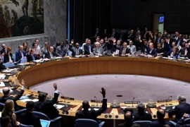 Toàn cảnh phiên bỏ phiếu của HĐBA LHQ thông qua Nghị quyết ủng hộ thỏa thuận hạt nhân Iran ở New York ngày 20/7. (Nguồn: AFP/TTXVN)